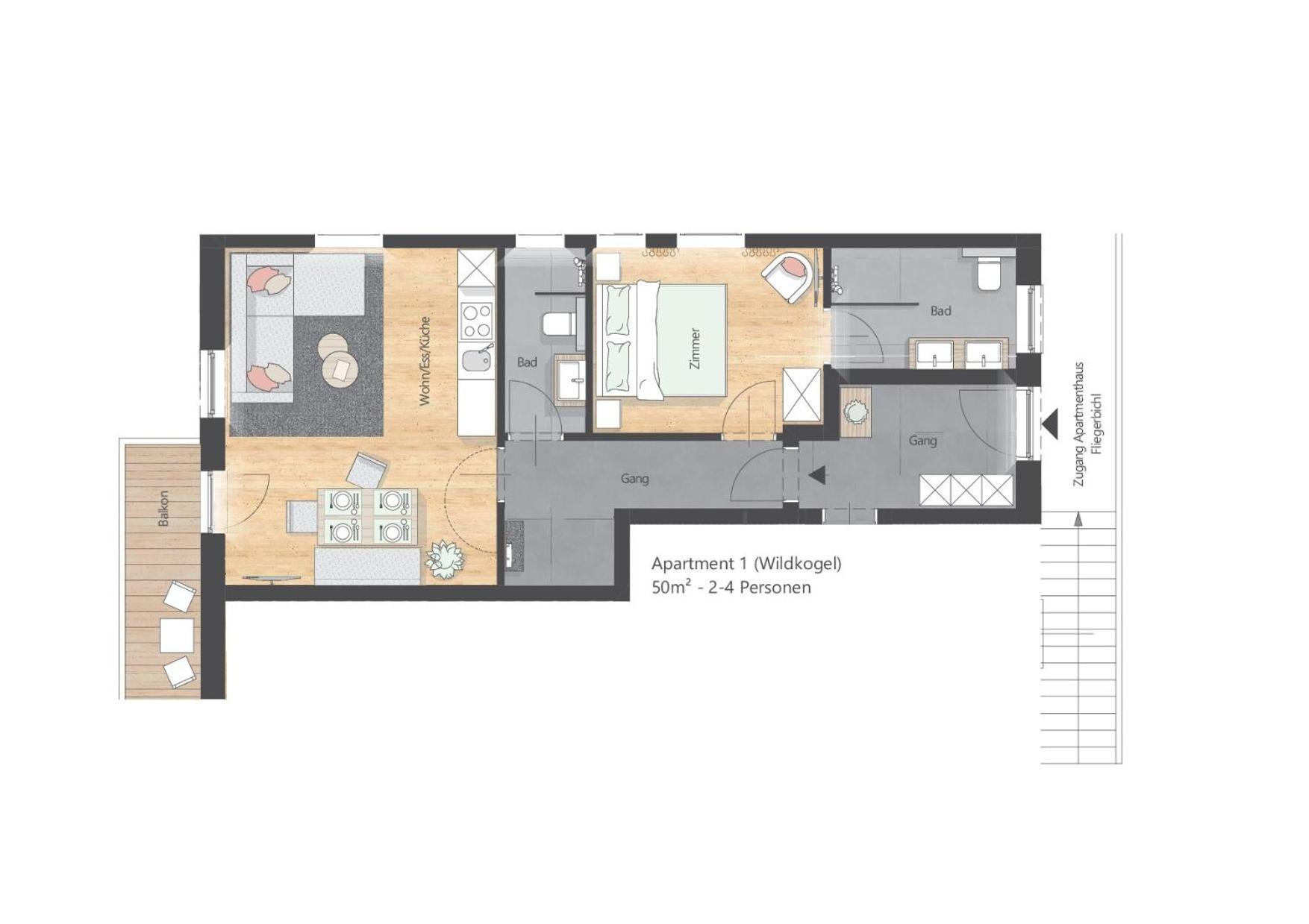 Apartments Fliegerbichl - Familie Voithofer Брамберг ам Вилдкогел Екстериор снимка